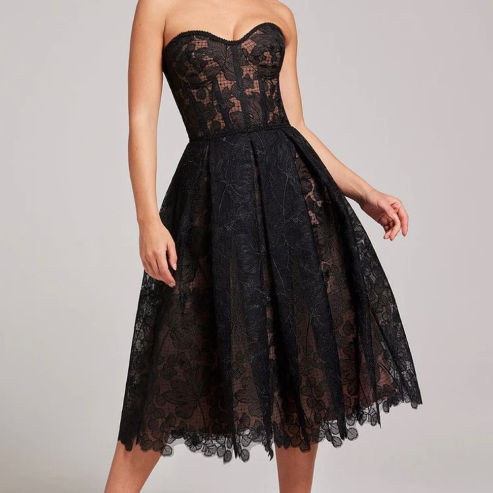 Nadine Merabi size SMALL New Black Olivia Dress.